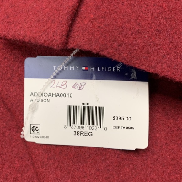 Tommy Hilfiger Men's Addison Wool-Blend Trim Fit Overcoat Size 38R - Picture 3 of 14